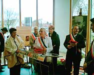 La remise de la cl&eacute; de l'Espace Korczak