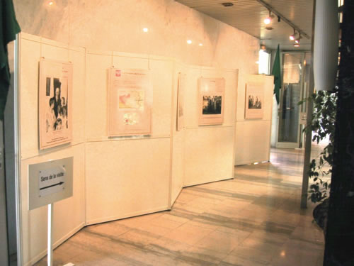 Vues des premiers panneaux