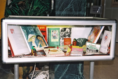 Vues des 2 tables-vitines de livres