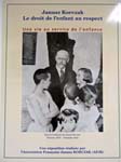 Panneau de l'exposition Korczak de l'AFJK