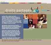 Page d'accueil du site DP