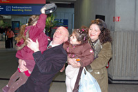 Retrouvailles famille Chachashvili